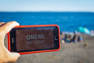 Onemi por Estado de Precaución ante tsunami menor: 