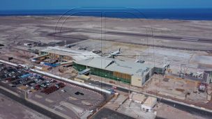 Se registra más de un 50% de avance e obras de aeropuerto Diego Aracena de Iquique