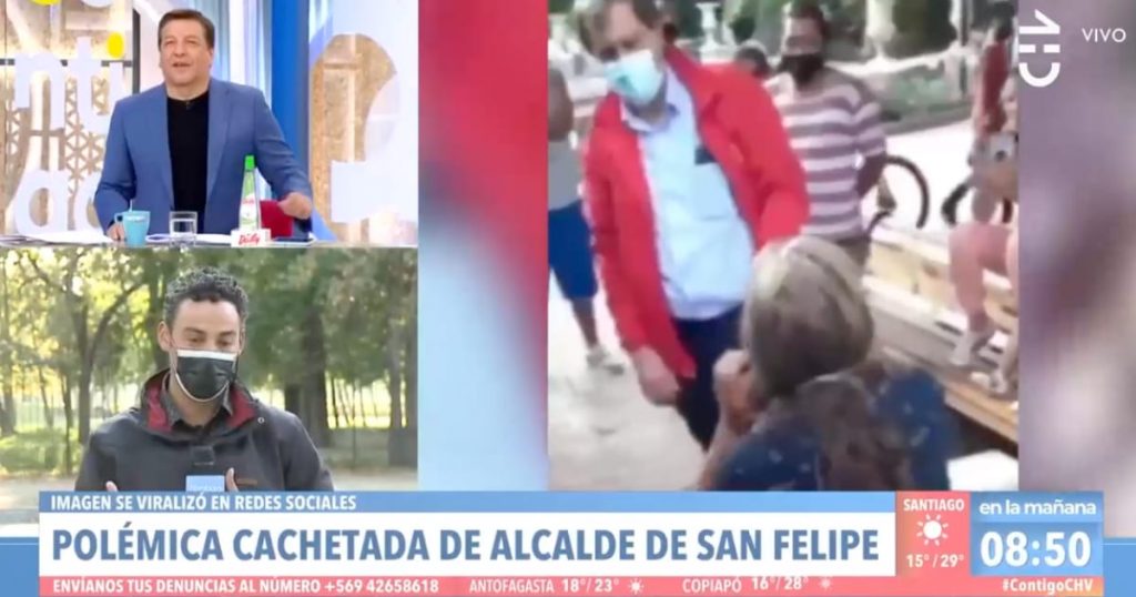 JC Rodríguez y Monserrat Álvarez bromearon con la polémica cachetada del alcalde de San Felipe