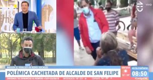 JC Rodríguez y Monserrat Álvarez bromearon con la polémica cachetada del alcalde de San Felipe