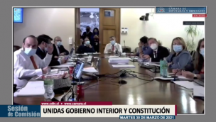 Comisiones unidas de Gobierno Interior y Constitución aprueban en general proyecto para postergar las elecciones