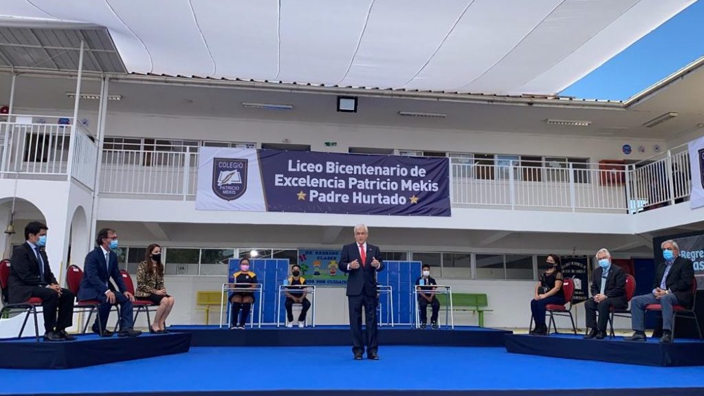 Presidente Piñera da inicio al año escolar 2021: “Para nuestro Gobierno la sala de clases es sagrada”