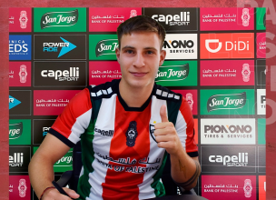 Palestino anuncio el fichaje de hijo de Marcelo Pablo Barticciotto de cara a la temporada 2021