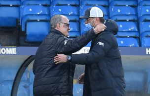 Leeds United de Marcelo Bielsa amargó al Liverpool y alargó su racha en la Premier League