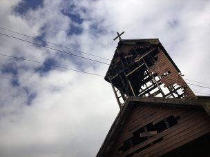 Incendio consumió iglesia católica en la Región de La Araucanía