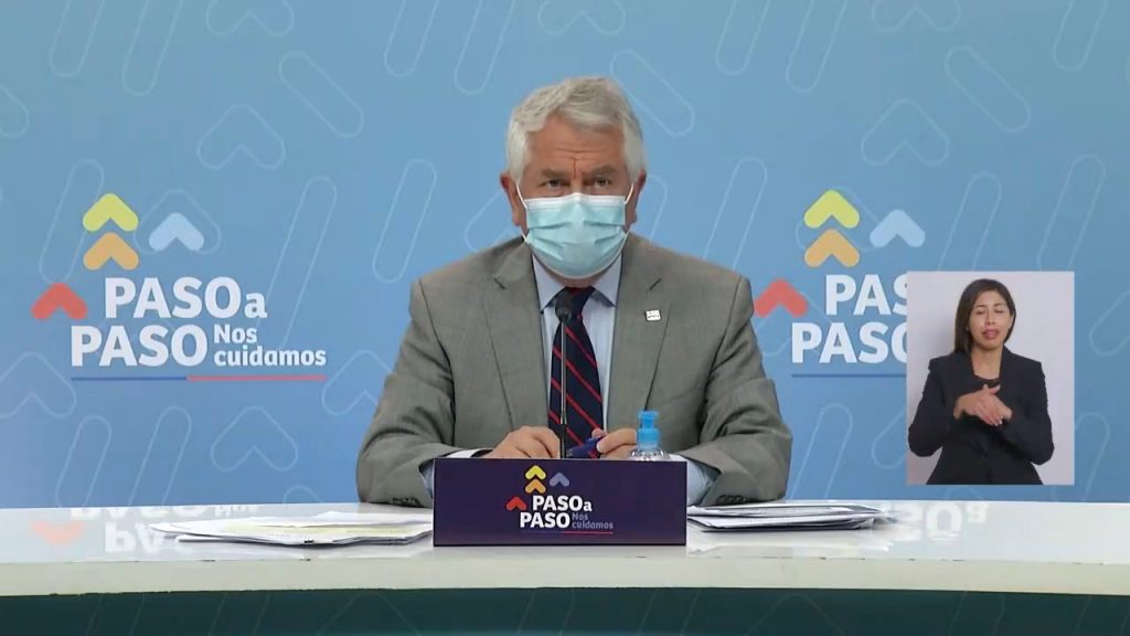 Ministro Paris por casos de Covid-19: “Estamos estables con visos de un muy leve cambio positivo”