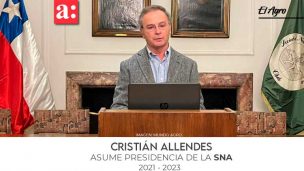 Cristián Allendes asume presidencia de la SNA para el período 2021-2023