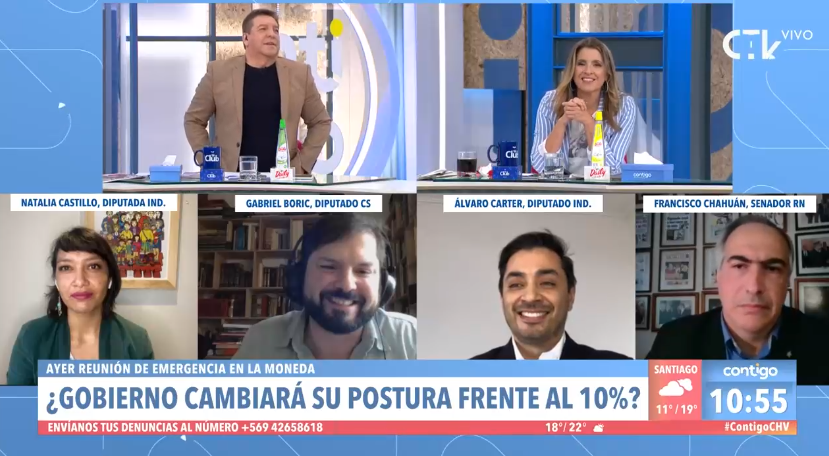“Tu caricatura no corresponde”: La acalorada discusión entre el Diputado Carter y Gabriel Boric