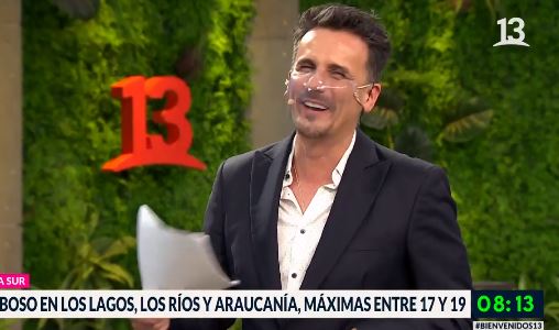 El “chascarro” de Sergio Lagos al presentar a nueva animadora de “Bienvenidos”