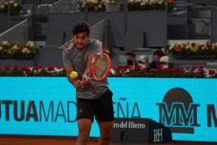 Cristian Garin reaccionó a tiempo y sigue a paso firme en el ATP Masters 1.000 de Madrid