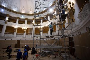 Congreso de Santiago: Autoridades recorren las instalaciones que albergará la Convención Constitucional