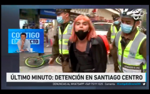 Cantante Camila Moreno fue detenida por Carabineros en Paseo Ahumada