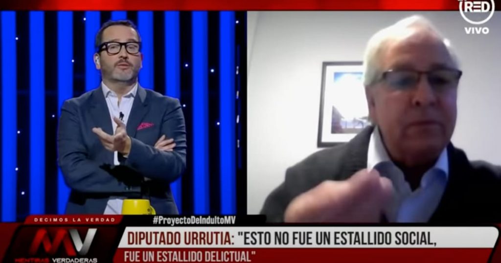 “Va a salir arrancando”: Diputado Ignacio Urrutia tuvo tensa discusión con Eduardo Fuentes y abandonó conversación en vivo