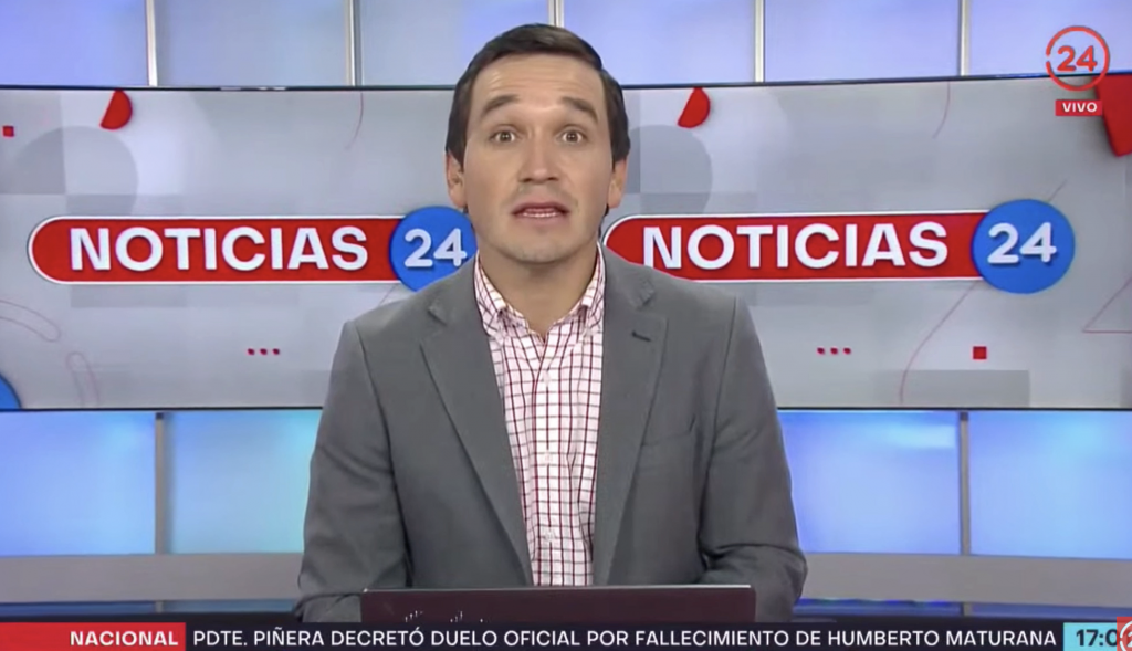 VIDEO | “Perdón… perdonen por el error”: El chascarro de Andrés Vial al inicio del noticiario de 24 Horas