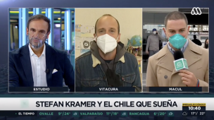 Momento épico: Stefan Kramer imitó a Rodrigo Sepúlveda y a José Antonio Neme desde su local de votación