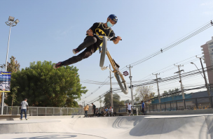 Huechuraba inaugura su segundo Skatepark profesional con un circuito de calistenia