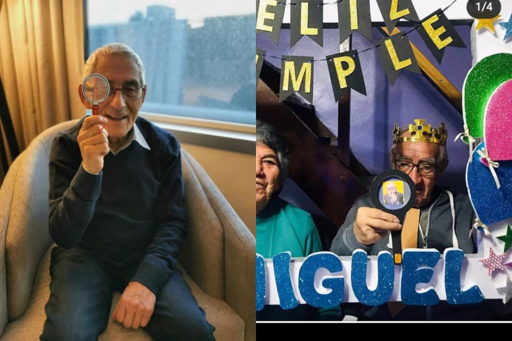VIDEO | El especial regalo de Sergio Chamy a fanático que celebró su cumpleaños inspirado en “El Agente Topo”