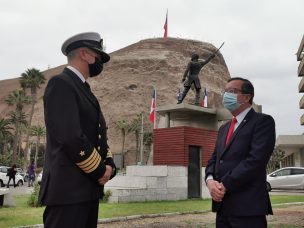 Arica conmemoró en cuarentena Glorias Navales de la Armada de Chile