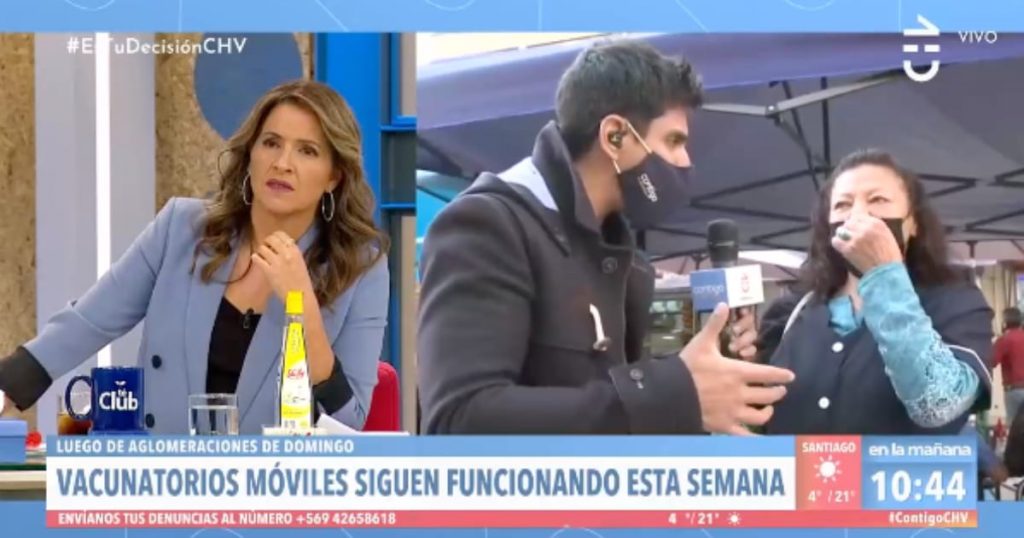 “Perdón que sea catete”: El “reto” de JC Rodríguez y Monserrat Álvareza a señora que no quería vacunarse