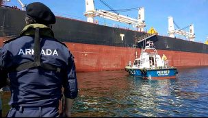 Barco liberiano se encuentra varado en Antofagasta: se detectaron 17 casos de Covid-19