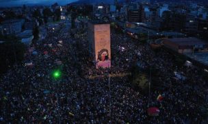 Al menos 10.000 manifestantes se reúnen en Bogotá en una nueva jornada de protestas