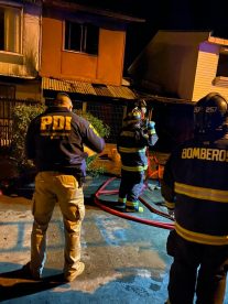 PDI investiga causas de incendio que terminó con la vida de familia en Coquimbo