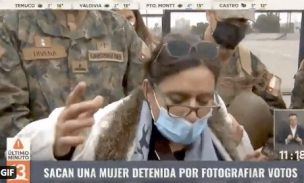 Mujer fue expulsada a empujones del Estadio Monumental: Fue detenida por haber fotografiado votos