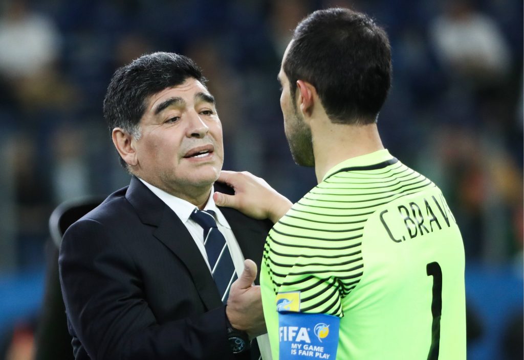 Conmebol homenajeará a Diego Maradona antes del partido Argentina-Chile