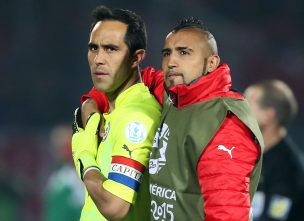 ¡Al fin! Claudio Bravo y Arturo Vidal sellaron la anhelada reconciliación