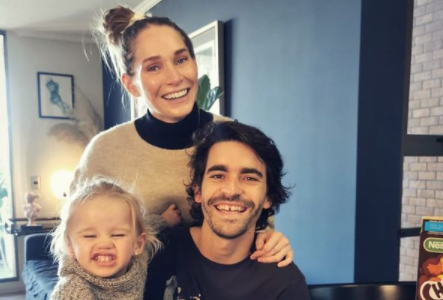 Constanza Mackena dedicó romántico mensaje a su esposo y celebró adelantado el Día del Papá