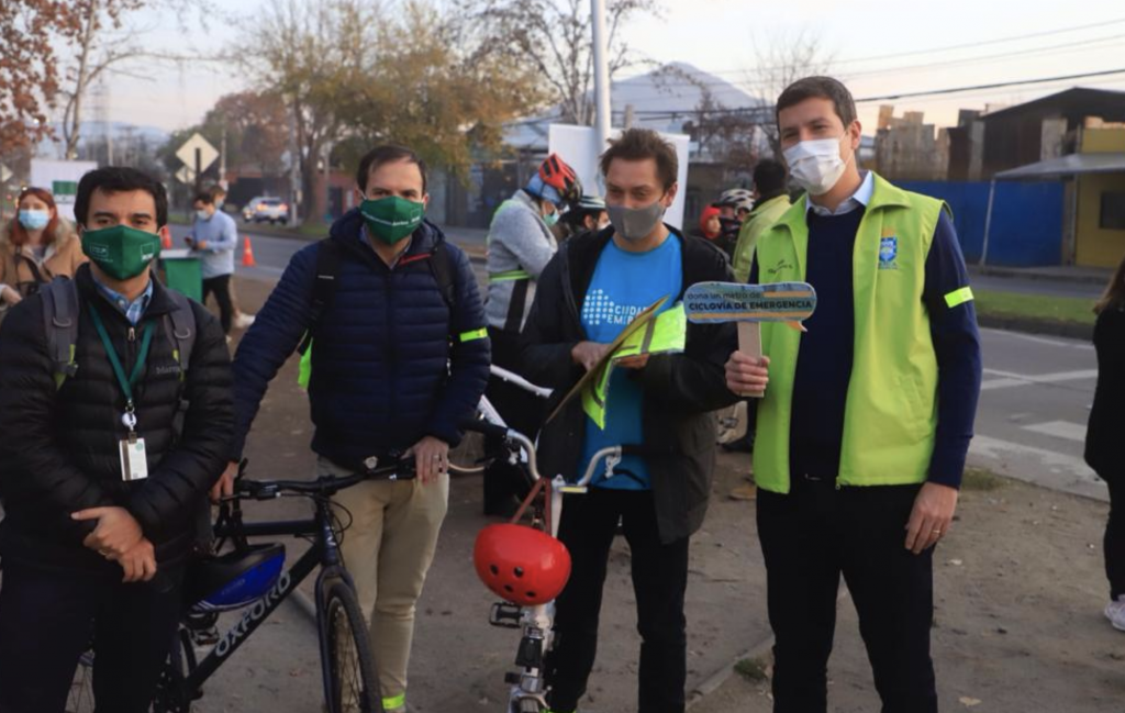 Renca promueve primer delivery municipal y campaña “dona un metro de ciclovía”