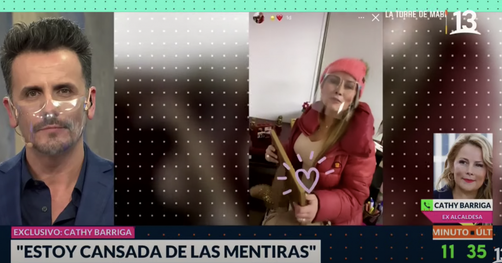 Cathy Barriga llama enojada  a “Bienvenidos” para defenderse de acusaciones: “Yo no voy aguantar más calumnias”