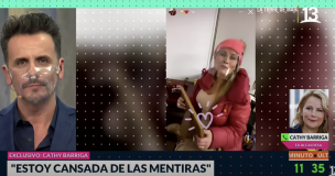 Cathy Barriga llama enojada  a 