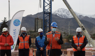 Ministro de Obras Públicas visitó avances de las obras de modernización de Planta de Agua Potable Padre Hurtado