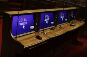 Diego Paulsen encabeza entrega oficial de la sede de la Cámara de Diputados en Santiago para la Convención Constitucional