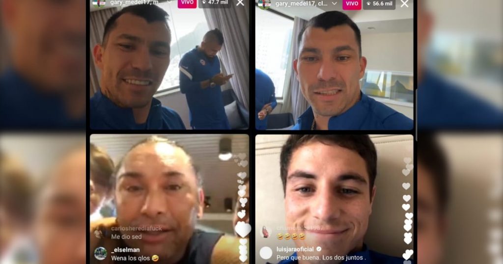 El divertido live de Gary Medel y Marcelo Ríos previo a debut en Copa América