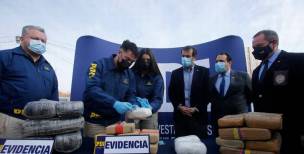 PDI incautó 38 kilos de cocaína y tres toneladas de marihuana en masivo operativo