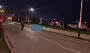 Espeluznante: Encuentran a hombre muerto sobre una carretilla en la vía pública en Talca