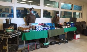 Carabineros detuvo 111 personas en fiesta clandestina en Colina: la botella de whisky costaba $120 mil pesos