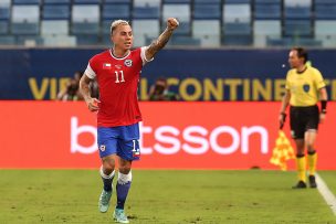 Conmebol destacó a Eduardo Vargas como el mejor jugador chileno de la Copa América 2021