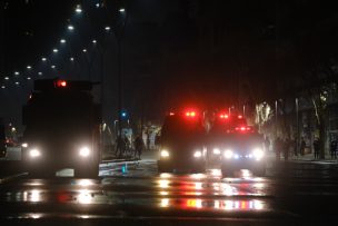 Cinco personas fueron detenidas tras incidentes en Plaza Baquedano