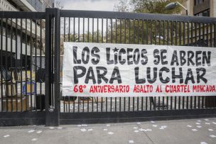 FOTOS | Instituto Nacional amaneció tomado