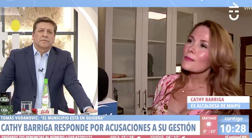 Cathy Barriga responde al alcalde de Maipú y “quiebra” de la comuna: “No son personas que buscan el bienestar de las personas”