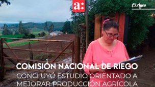 Comisión Nacional de Riego concluyó estudio orientado a mejorar producción agrícola en la provincia de Arauco