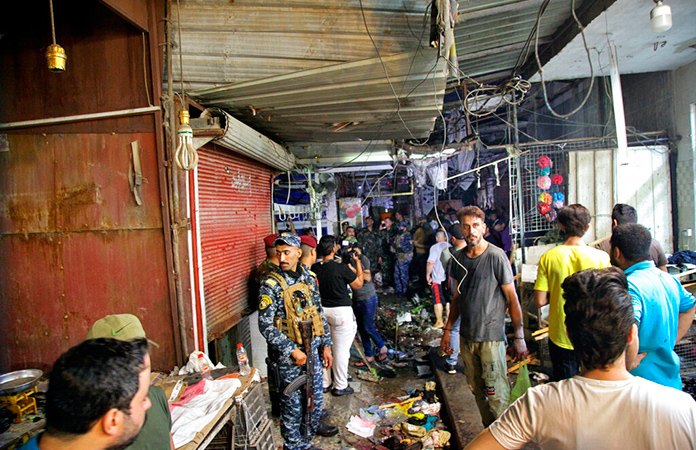 Irak: 25 muertos y 60 heridos tras la explosión de una bomba en un mercado de Bagdad