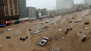 China: Inundaciones por lluvias provocan la muerte de 12 personas en Henan