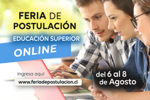Feria de Postulación de Educación Superior se realizará en formato online