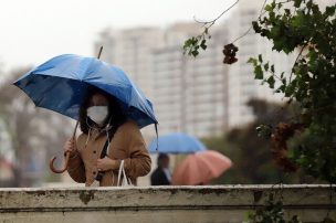 Lluvias tomarían mayor fuerza el miércoles y jueves en la Región Metropolitana