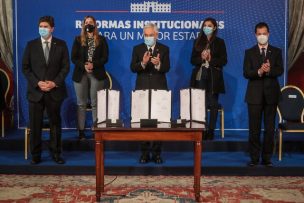 Presidente Piñera presentó proyectos de ley para la modernización del Estado