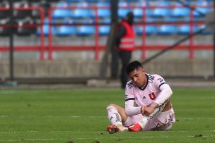 Malas noticias para la U: Sebastián Galani sufre esguince de tobillo y llegará con lo justo al clásico